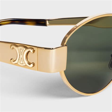 celine metalic sunglasses